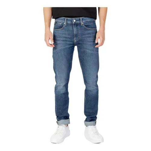 Calvin Klein Jeans , Mens Blue Jeans ,Blue male, Sizes: