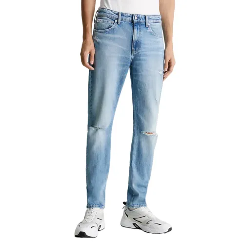 Calvin Klein Jeans , Mens Tapered Jeans ,Blue male, Sizes: