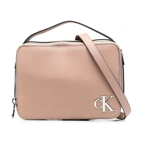Calvin Klein Jeans , minimal monogram camera bag18 ,Pink female, Sizes: ONE SIZE
