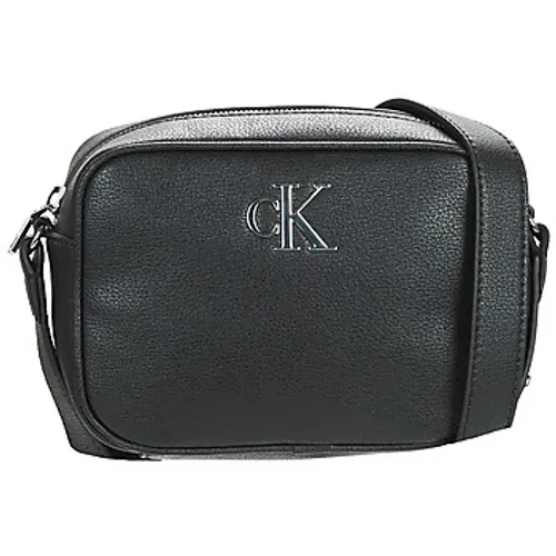 Calvin Klein Jeans  MINIMAL MONOGRAM CAMERA BAG18  women's Shoulder Bag in Black
