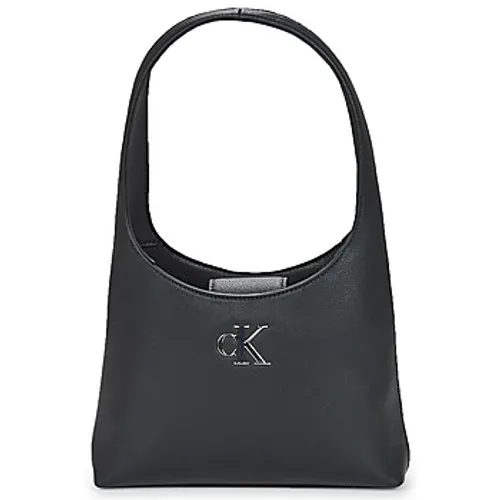 Calvin Klein Jeans  MINIMAL MONOGRAMSHOULDER BAG  women's Shoulder Bag in Black