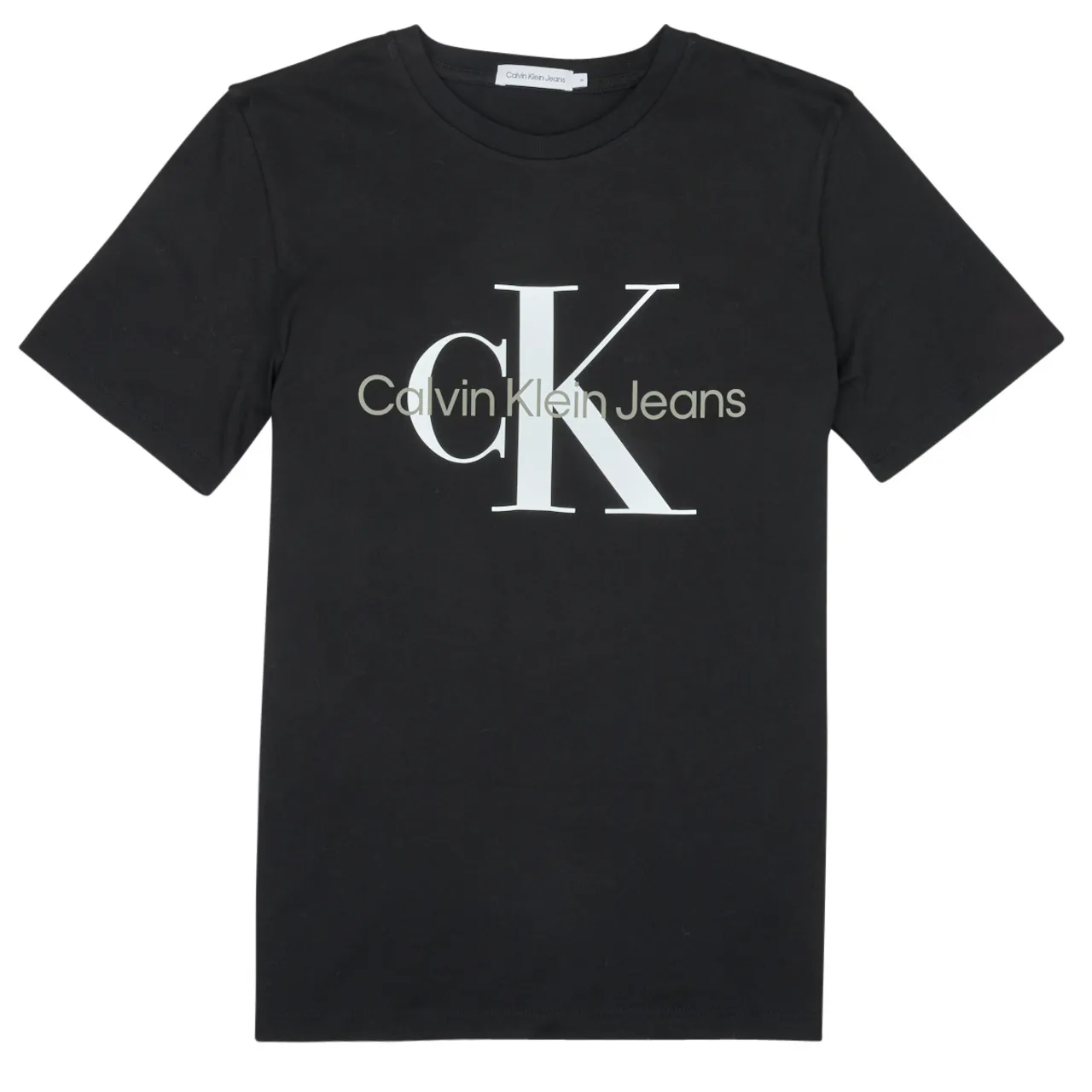 Calvin Klein Jeans  MONOGRAM LOGO T-SHIRT  boys's Children's T shirt in Black