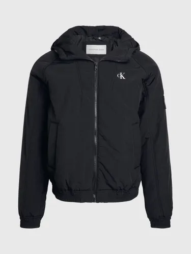 Calvin Klein Jeans Padded Harrington Jacket, Black - Black - Male