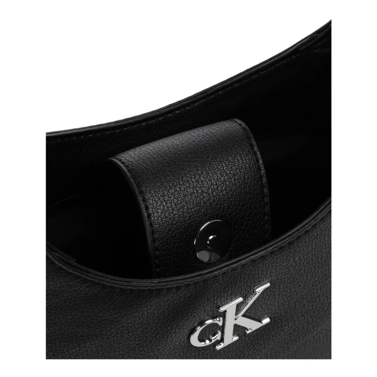 Calvin Klein Jeans , Plain Hobo Bag with Logo ,Black female, Sizes: ONE SIZE
