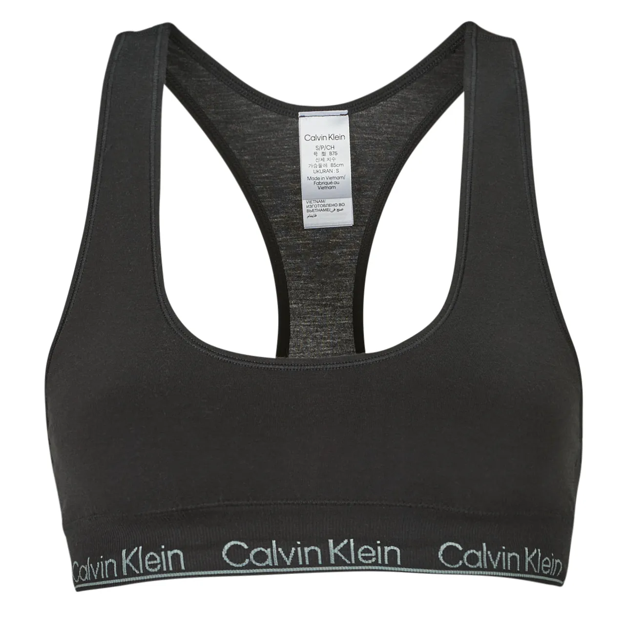 Calvin Klein Jeans  RACERBACK BRALETTE  women's Sports bras in Black