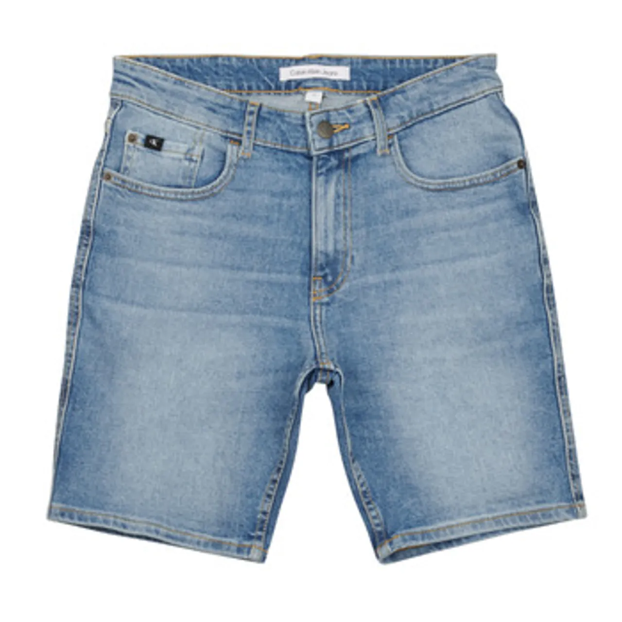 Calvin Klein Jeans  REG SHORT MID BLUE  boys's Children's shorts in Blue