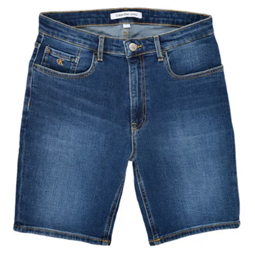 Calvin Klein Jeans  REGULAR SHORT ESS BLUE  boys's Children's shorts in Blue