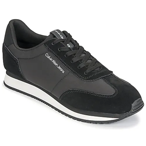 Calvin Klein Jeans  RETRO RUNNER WINGTIP MIX  men's Shoes (Trainers) in Black