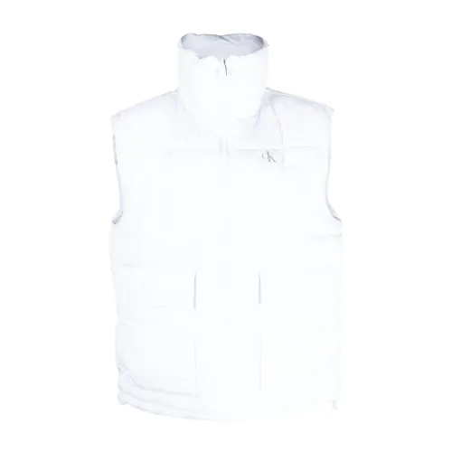 Calvin Klein Jeans , Reversible vest ,White female, Sizes: