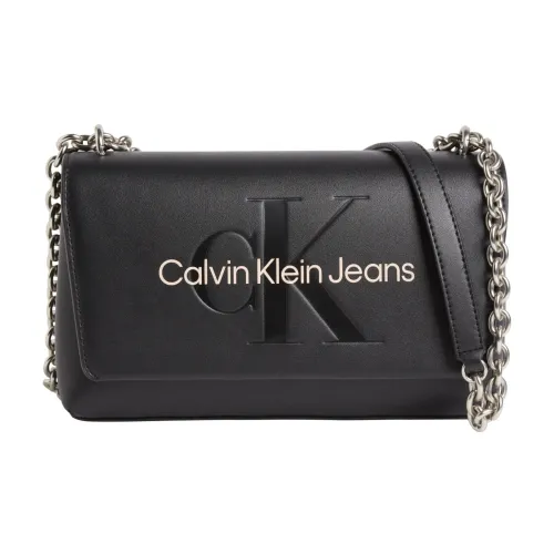 Calvin Klein Jeans , Sculpted Mono Crossbody Bag ,Black female, Sizes: ONE SIZE