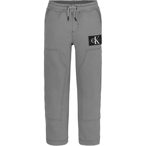 Calvin Klein Jeans Silk Spacer Workwear Joggers Junior - Grey