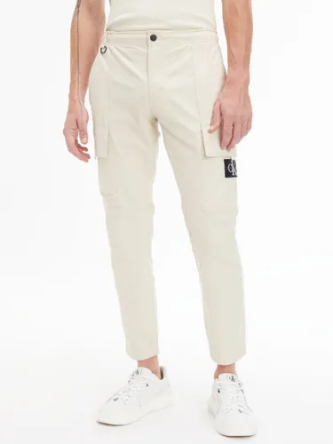 Calvin Klein Jeans Skinny Cargo Trousers, Classic Beige - Classic Beige - Male