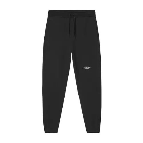 Calvin Klein Jeans , Stacked Logo HWK PAN J30J320590Beh ,Black male, Sizes: