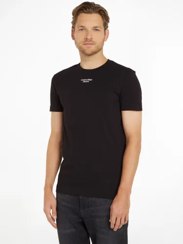 Calvin Klein Jeans Stacked Logo T-Shirt - CK Black - Male