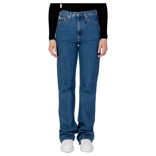Calvin Klein Jeans , Straight Jeans ,Blue female, Sizes: