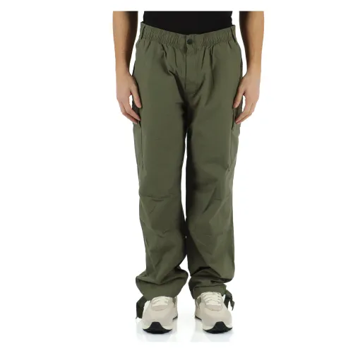 Calvin Klein Jeans , Stretch Cotton Cargo Pants ,Green male, Sizes: