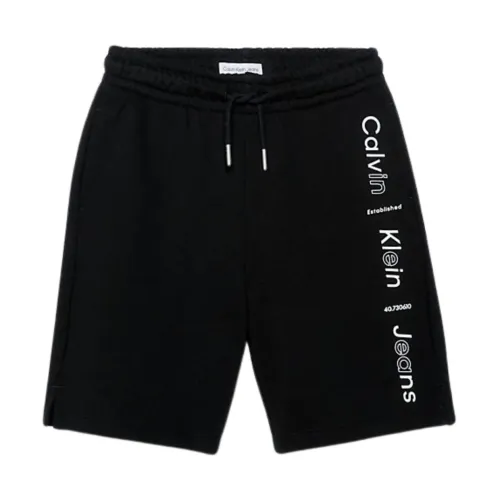Calvin Klein Jeans , Stylish Shorts for Men and Women ,Black male, Sizes: