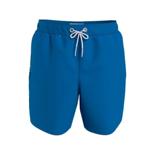 Calvin Klein Jeans , Stylish Swimwear Collection ,Blue male, Sizes: