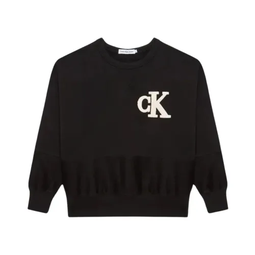 Calvin Klein Jeans , Sweatshirts ,Black male, Sizes: