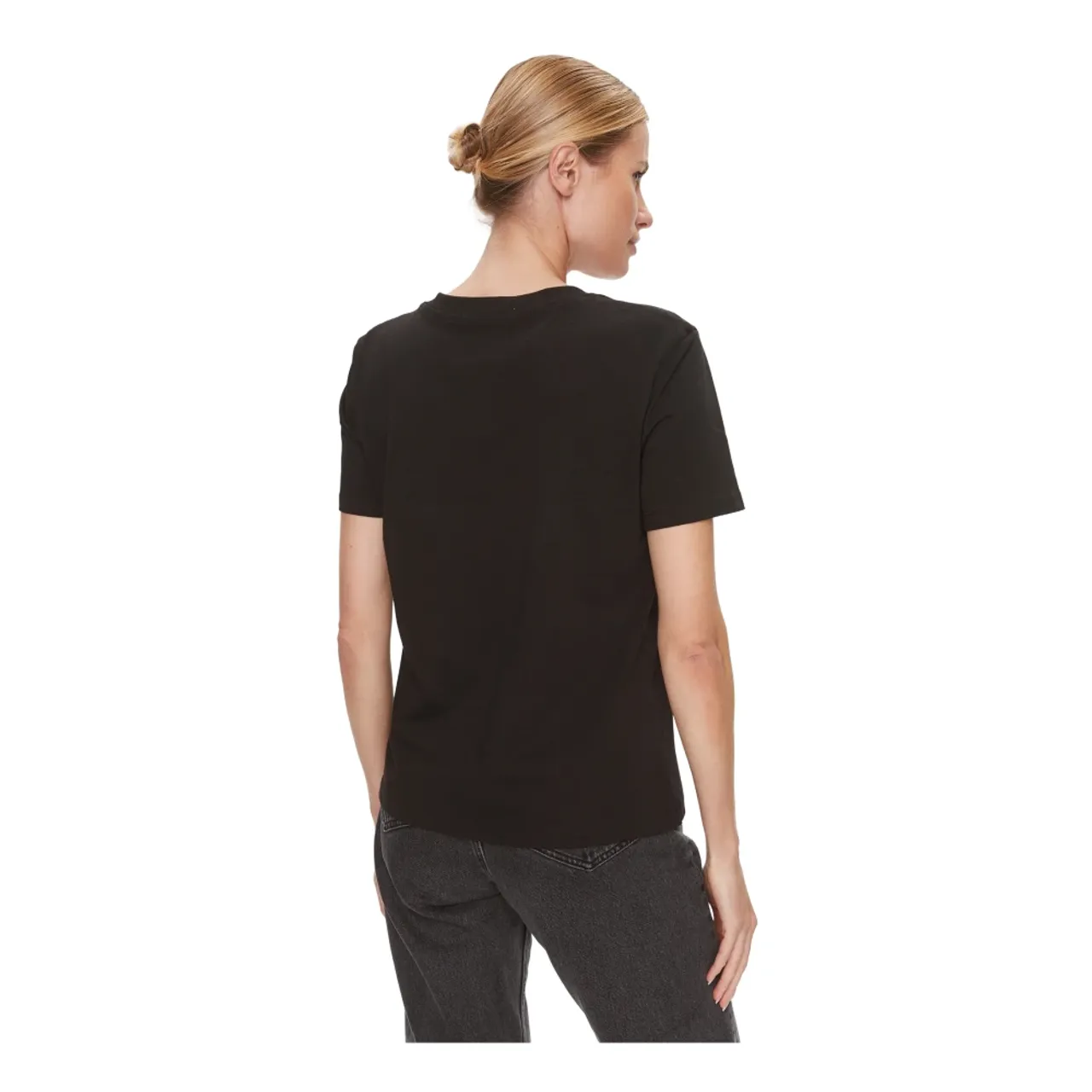 Calvin Klein Jeans , T-Shirts ,Black female, Sizes: