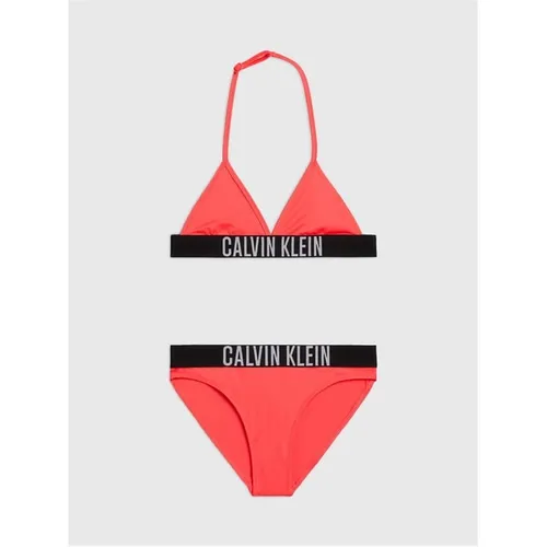 Calvin Klein Jeans Triangle Bikini Set Juniors - Red