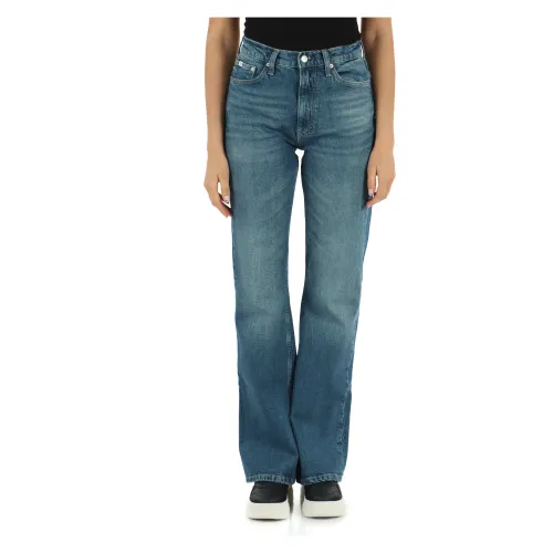 Calvin Klein Jeans , Trousers ,Blue female, Sizes: