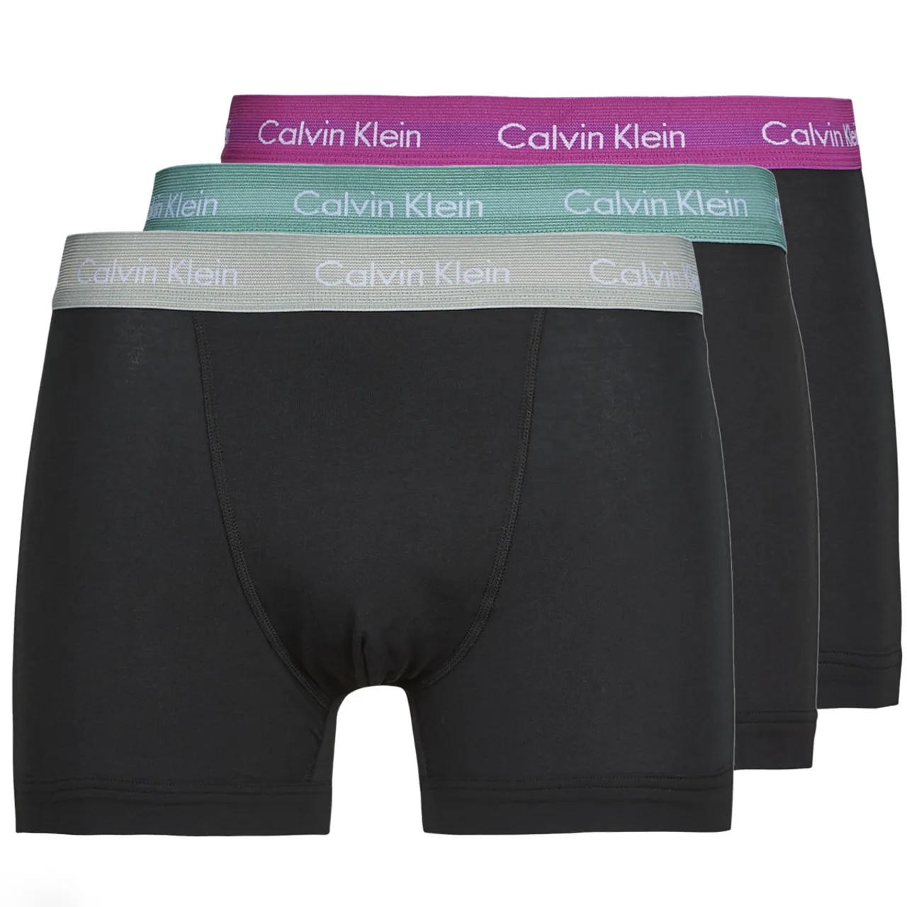 Calvin Klein Jeans  TRUNK X3  men's Boxer shorts in Black