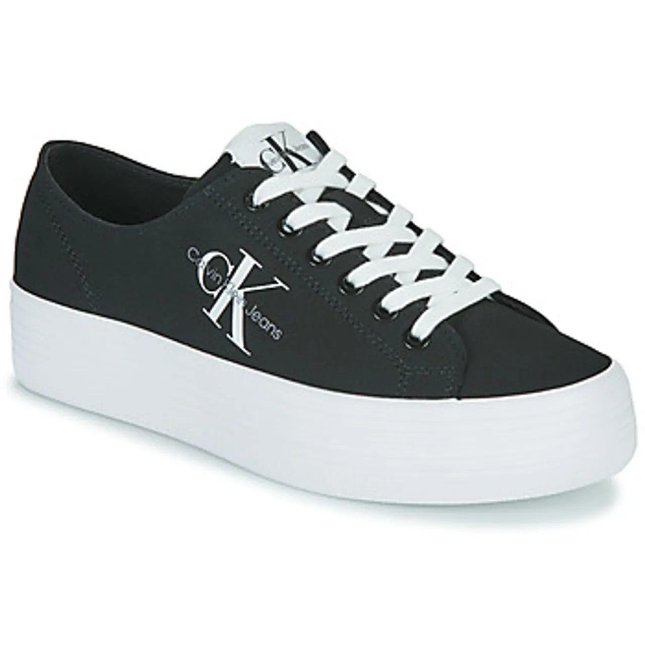 Calvin Klein Jeans  VULC FLATFORM ESSENTIAL MONO  women's Shoes (Trainers) in Black