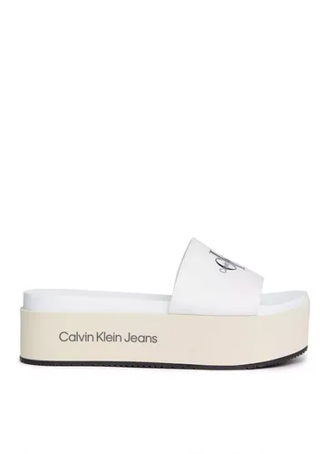 Calvin Klein Jeans Women's Flatform Sandal Monogram