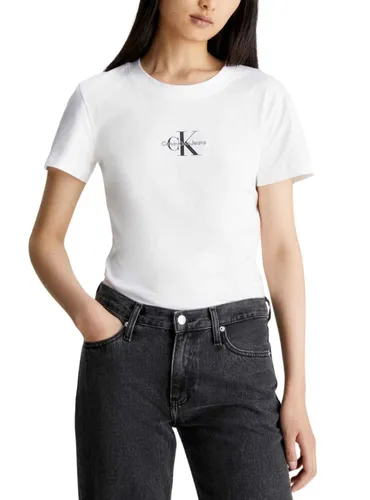 Calvin Klein Jeans Women's MONOLOGO Slim TEE J20J222564 S/S
