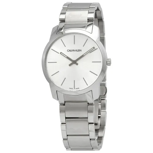 Calvin Klein , K2G22146 - Città Quartz Watch ,Gray male, Sizes: ONE SIZE