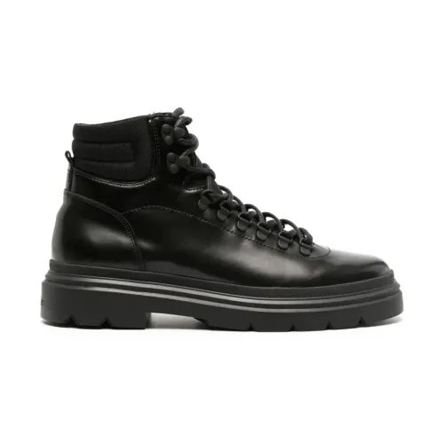 Calvin Klein , Lace up boot ,Black male, Sizes: