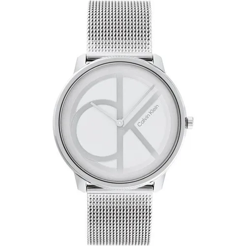 Calvin Klein Ladies Calvin Klein Mesh Watch - Silver