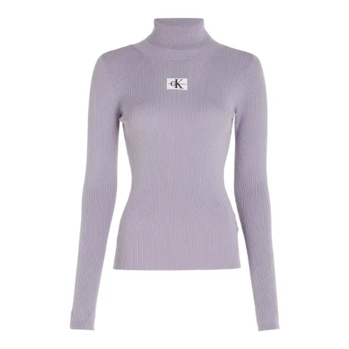 Calvin Klein , Lila Stylish Dress ,Purple female, Sizes: