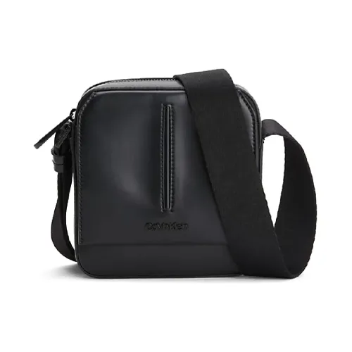 Calvin Klein , Material CK Median Crossbody Bag ,Black male, Sizes: ONE SIZE