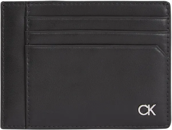 Calvin Klein Men Credit Card Wallet Metal Ck Id Cardholder