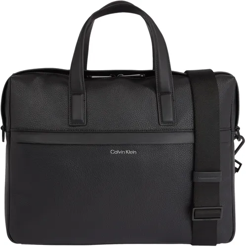 Calvin Klein Men Laptop Carrier Ck Must Bag Faux Leather