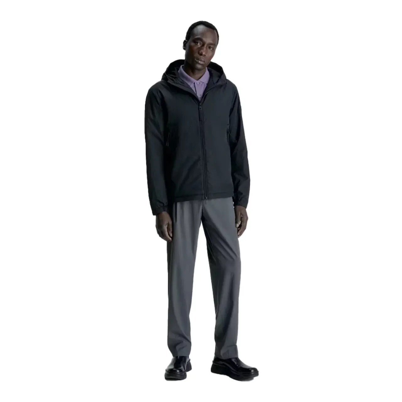 Calvin Klein , Men Padded Crinkle Nylon Jacket ,Black male, Sizes: