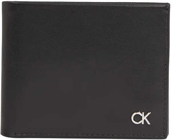 Calvin Klein Men Wallet Metal Ck Bifold with RFID