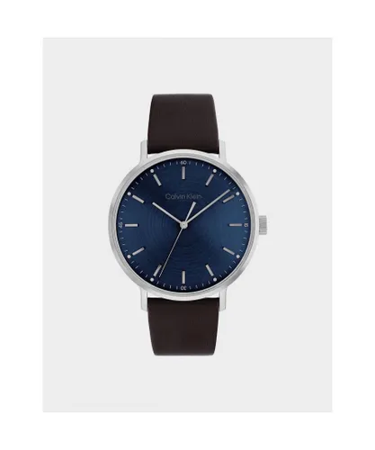 Calvin Klein Mens Accessories Modern Watch in Brown Stainless Steel - One Size