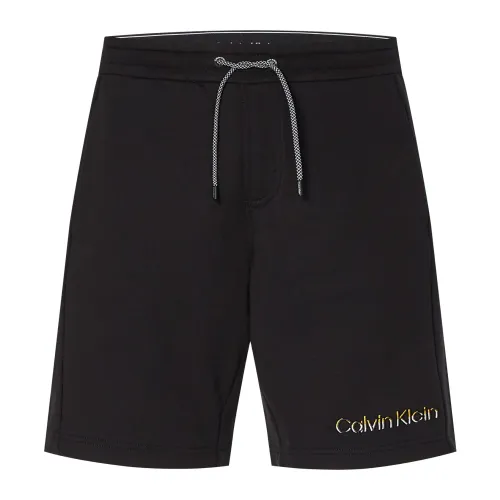 Calvin Klein , Men`s Casual Bermuda Shorts ,Black male, Sizes: