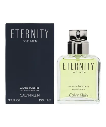 Calvin Klein Mens Eternity Eau de Toilette 100ml Spray - Orange - One Size