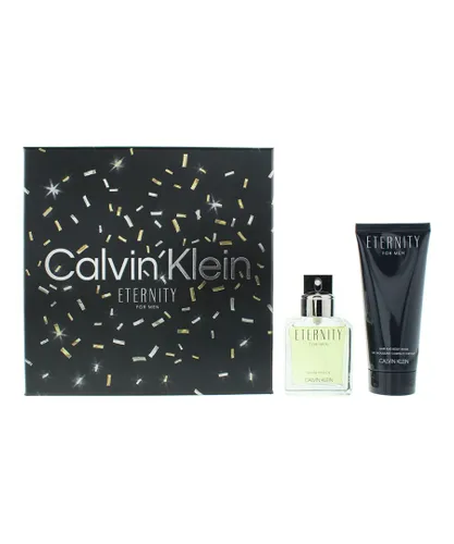 Calvin Klein Mens Eternity For Men Eau de Toilette 50ml + Shower Gel Gift Set - One Size