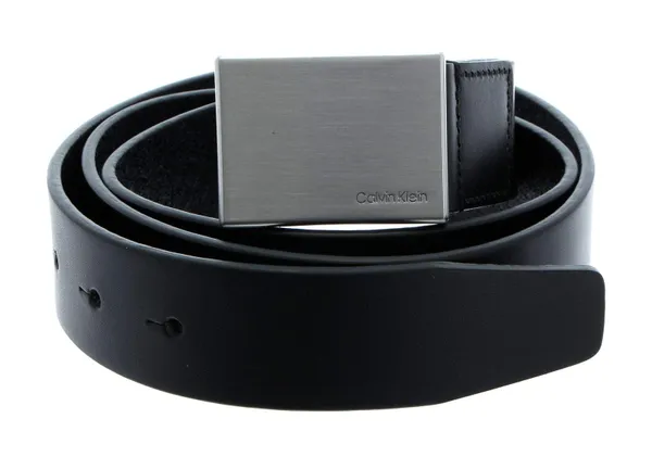 Calvin Klein - Men's Leather Belt - Black Leather Belt For