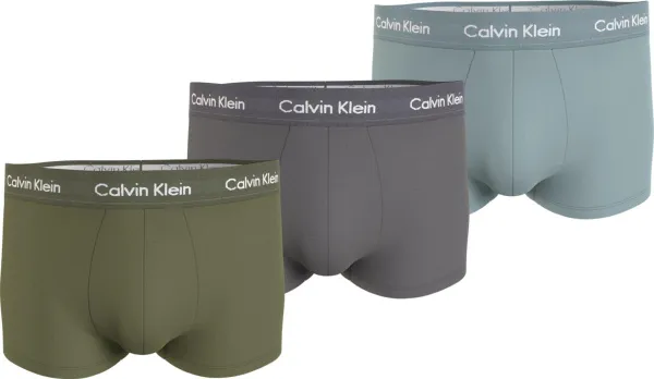 Calvin Klein Men's Low Rise Trunk 3pk 0000u2664g Boxers