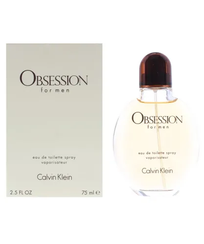 Calvin Klein Mens Obsession For Men Eau de Toilette 75ml - Rose - One Size