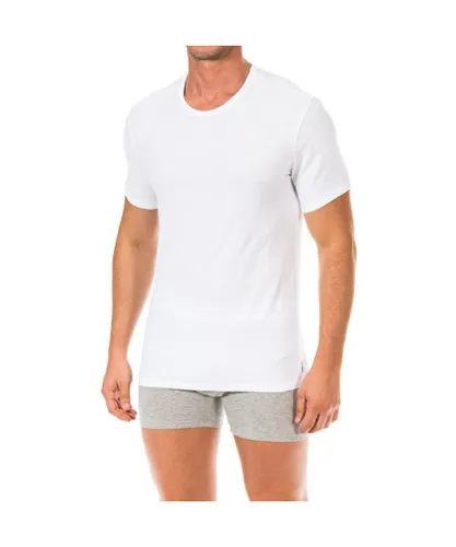 Calvin Klein Mens Pack-2 T-Shirts M / Corta C.Klein - White Cotton
