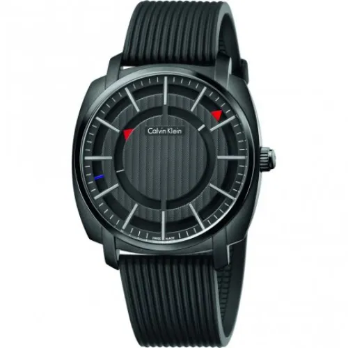 Calvin Klein , Men`s Quartz Watch - Elegant and Functional ,Black male, Sizes: ONE SIZE