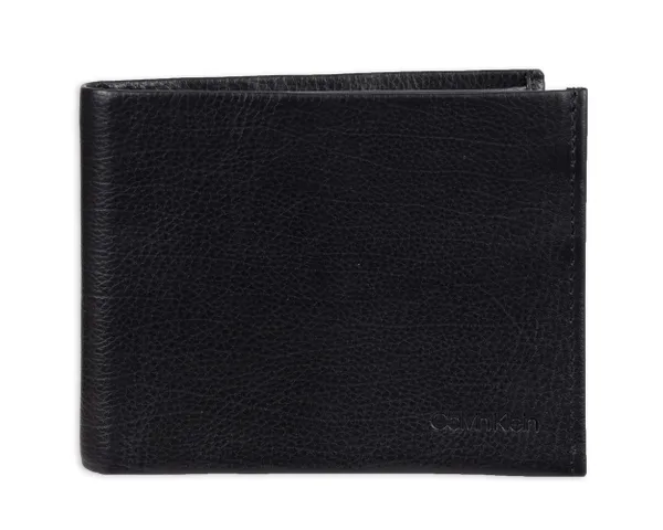 Calvin Klein Men's RFID Blocking Leather Bifold Wallet