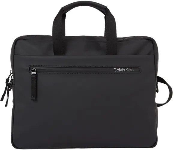 Calvin Klein Men's Rubberized Slim Conv Laptop Bag